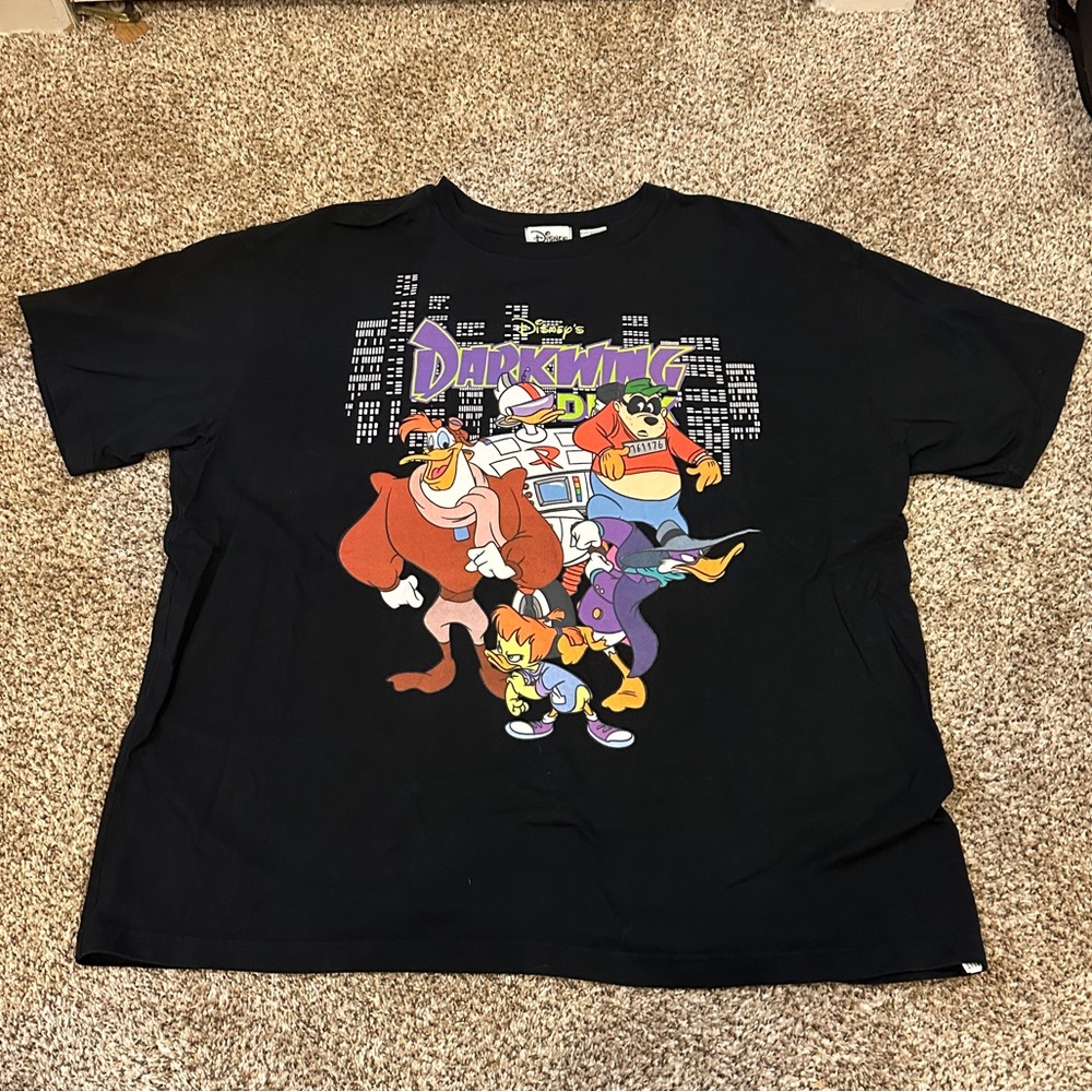 The Disney Store Darkwing Duck Graphic Print Cartoon Men's Size XXL T-Shirt